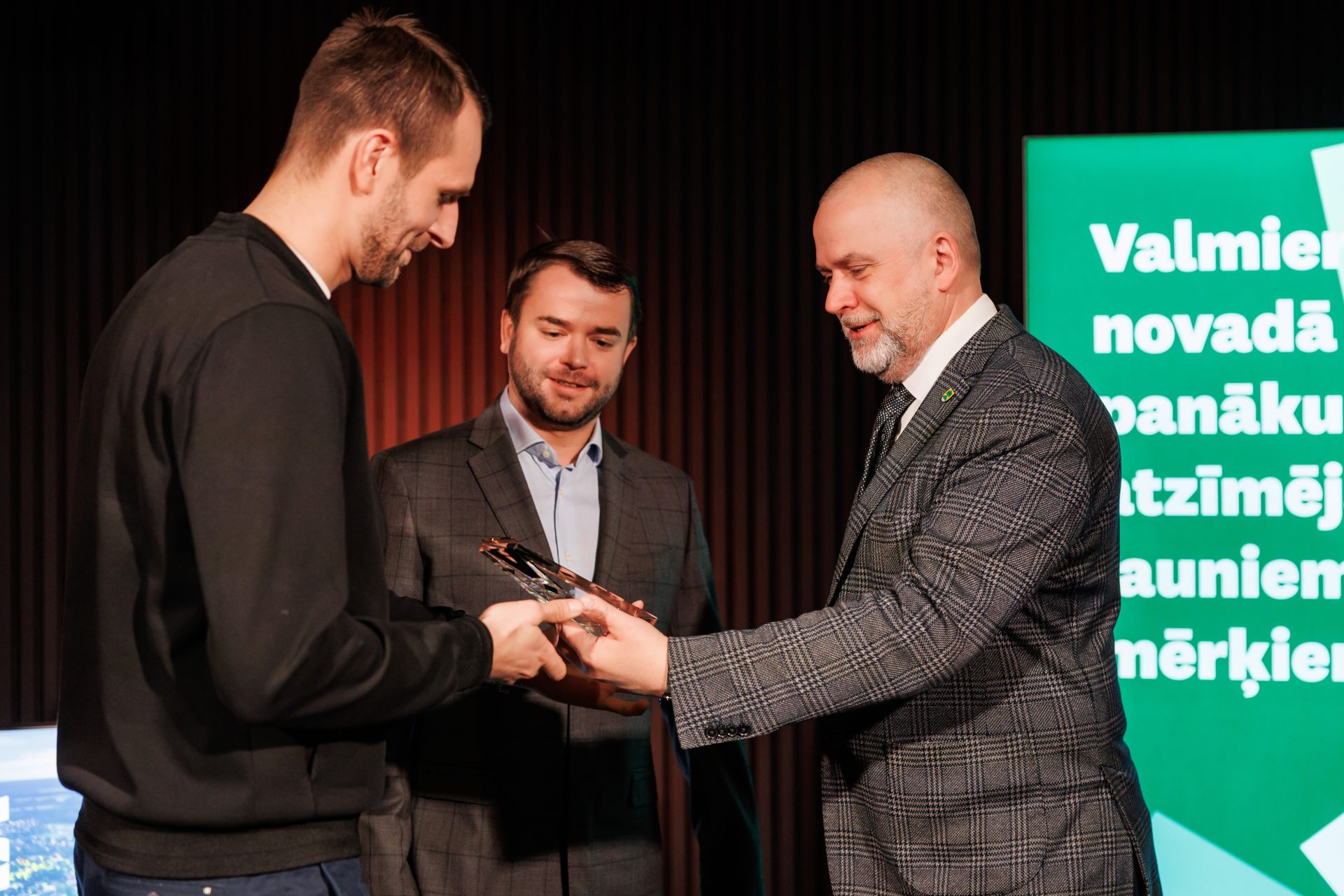 Skats no "Valmieras novada sporta laureāts 2025" balvu pasniegšanas pasākuma.