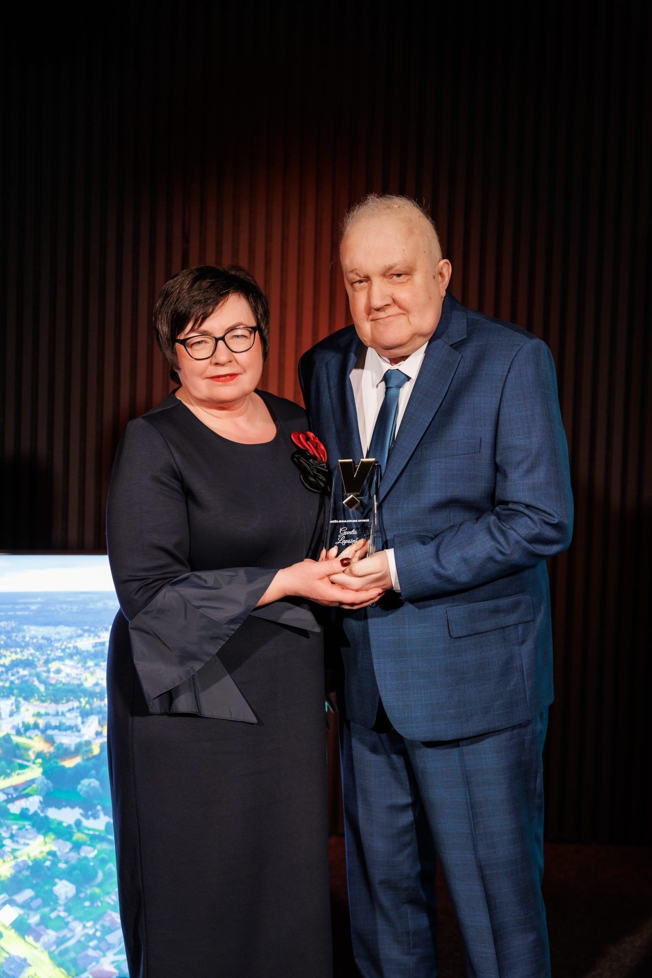 Skats no "Valmieras novada sporta laureāts 2025" balvu pasniegšanas pasākuma.