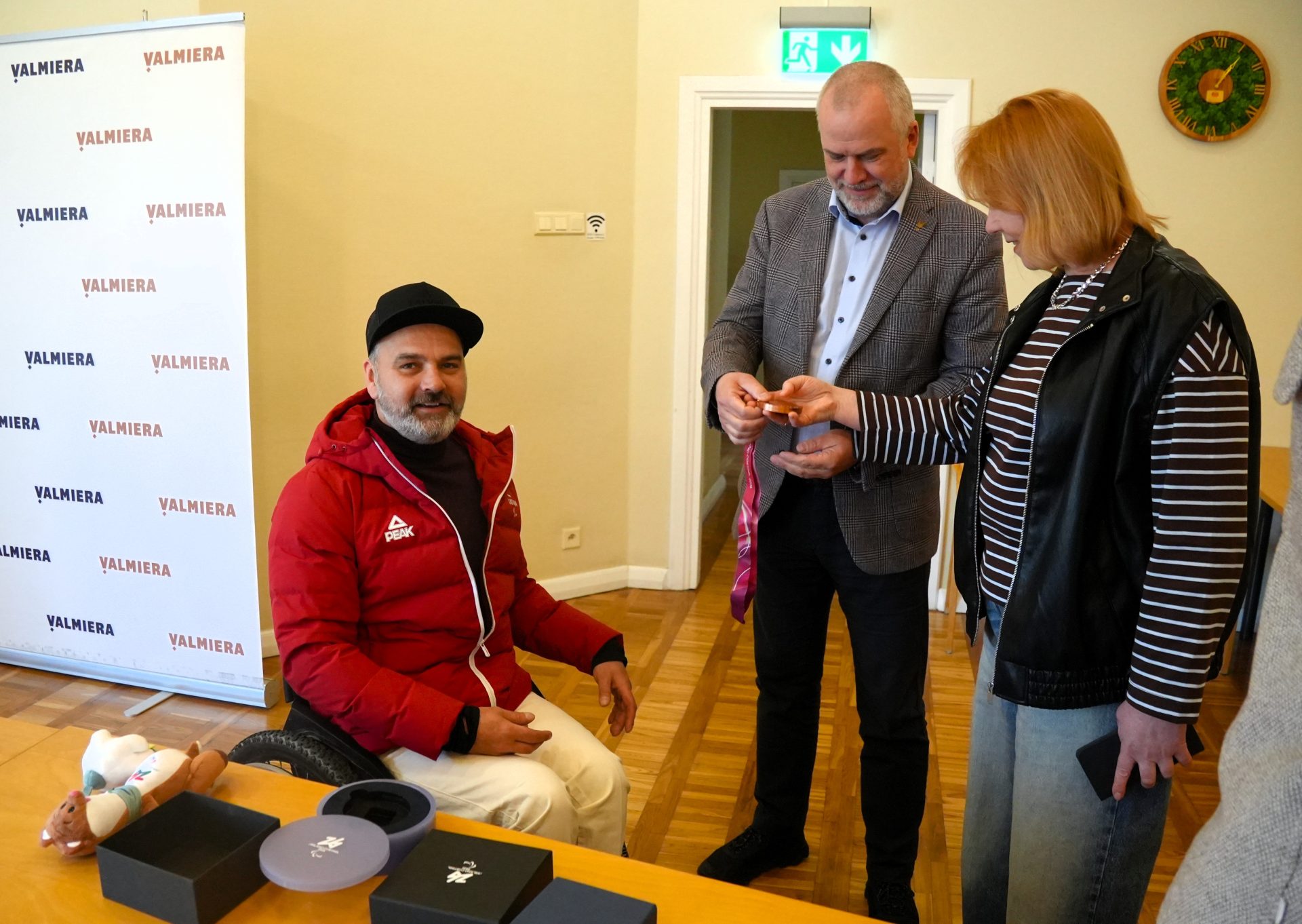 Skats no "Valmieras novada sporta laureāts 2025" balvu pasniegšanas pasākuma.