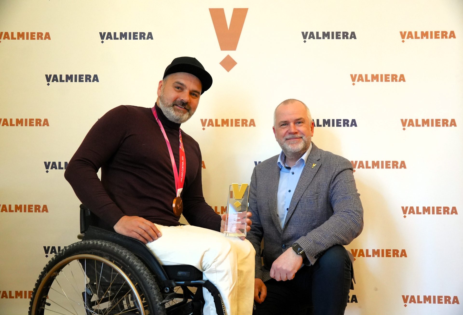 Skats no "Valmieras novada sporta laureāts 2025" balvu pasniegšanas pasākuma.