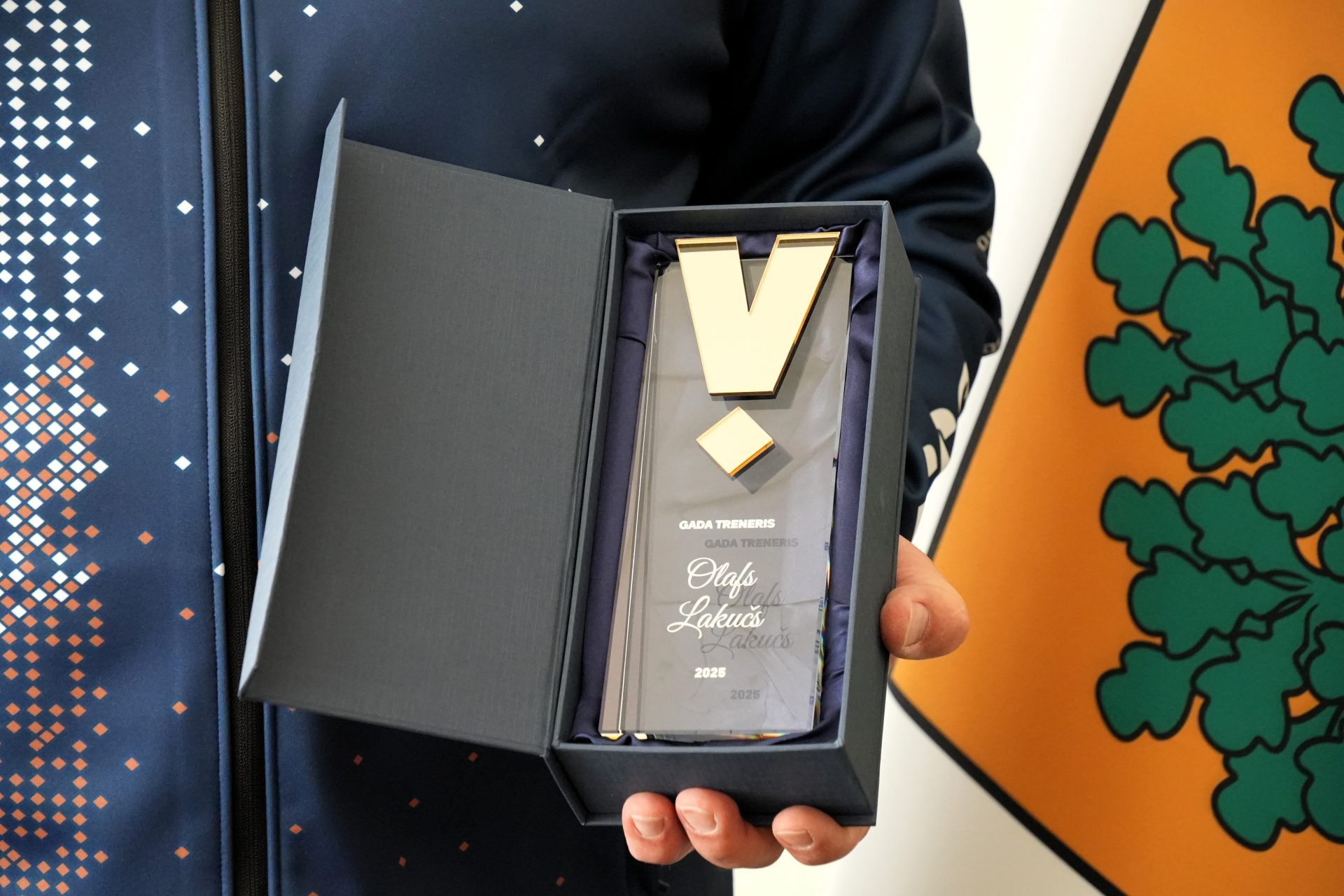 Skats no "Valmieras novada sporta laureāts 2025" balvu pasniegšanas pasākuma.