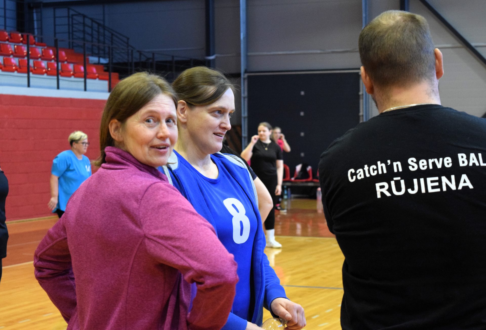 Mirklis no Rūjienā aizvadītā catch'n ball turnīra. 