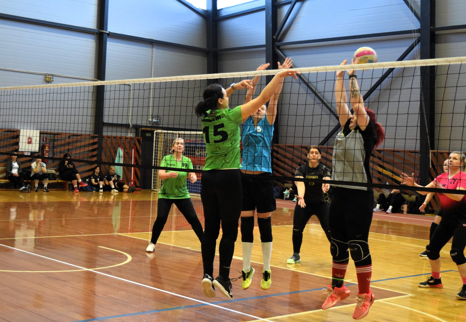 Mirklis no Rūjienā aizvadītā catch'n ball turnīra. 