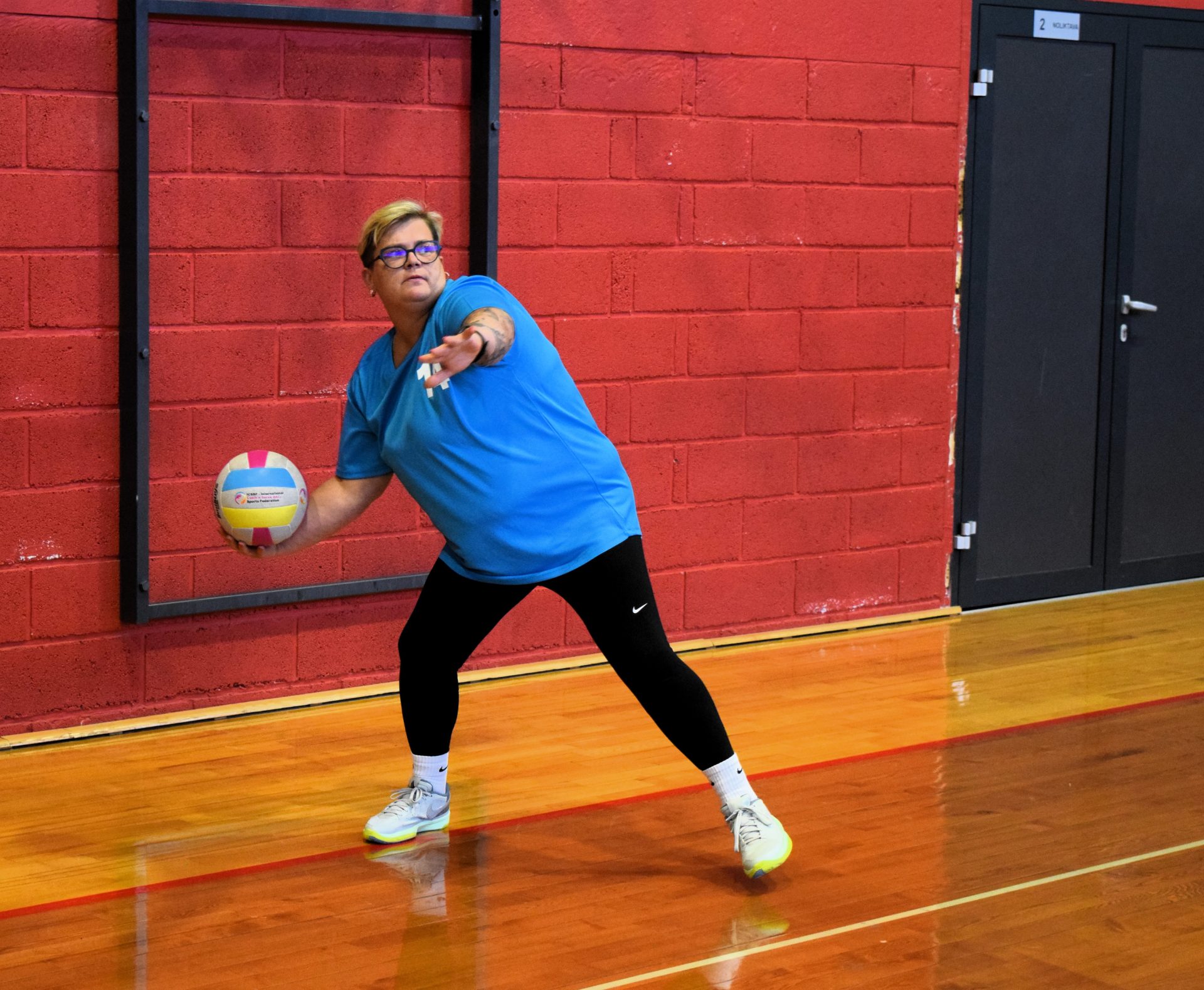 Mirklis no Rūjienā aizvadītā catch'n ball turnīra. 