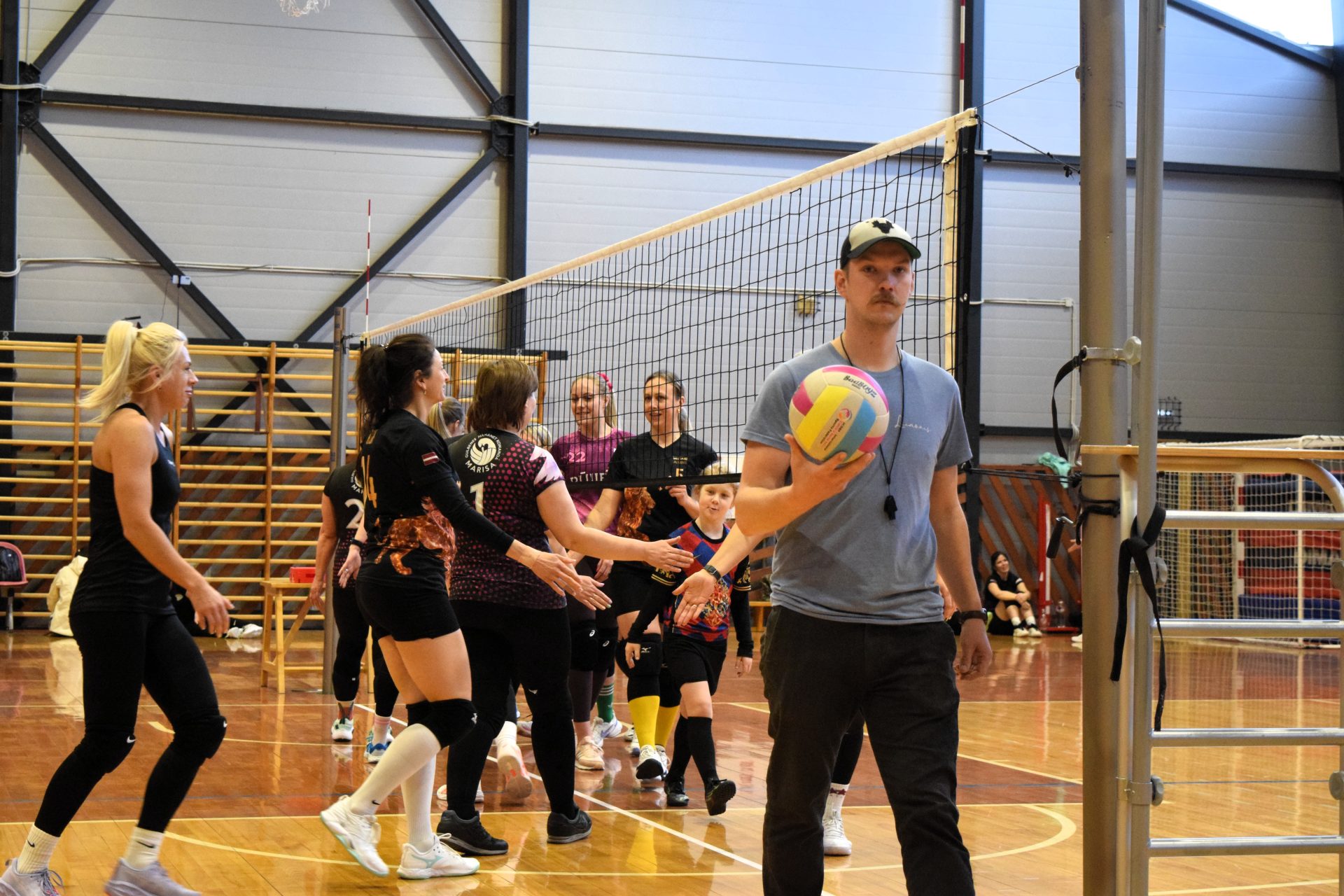 Mirklis no Rūjienā aizvadītā catch'n ball turnīra. 