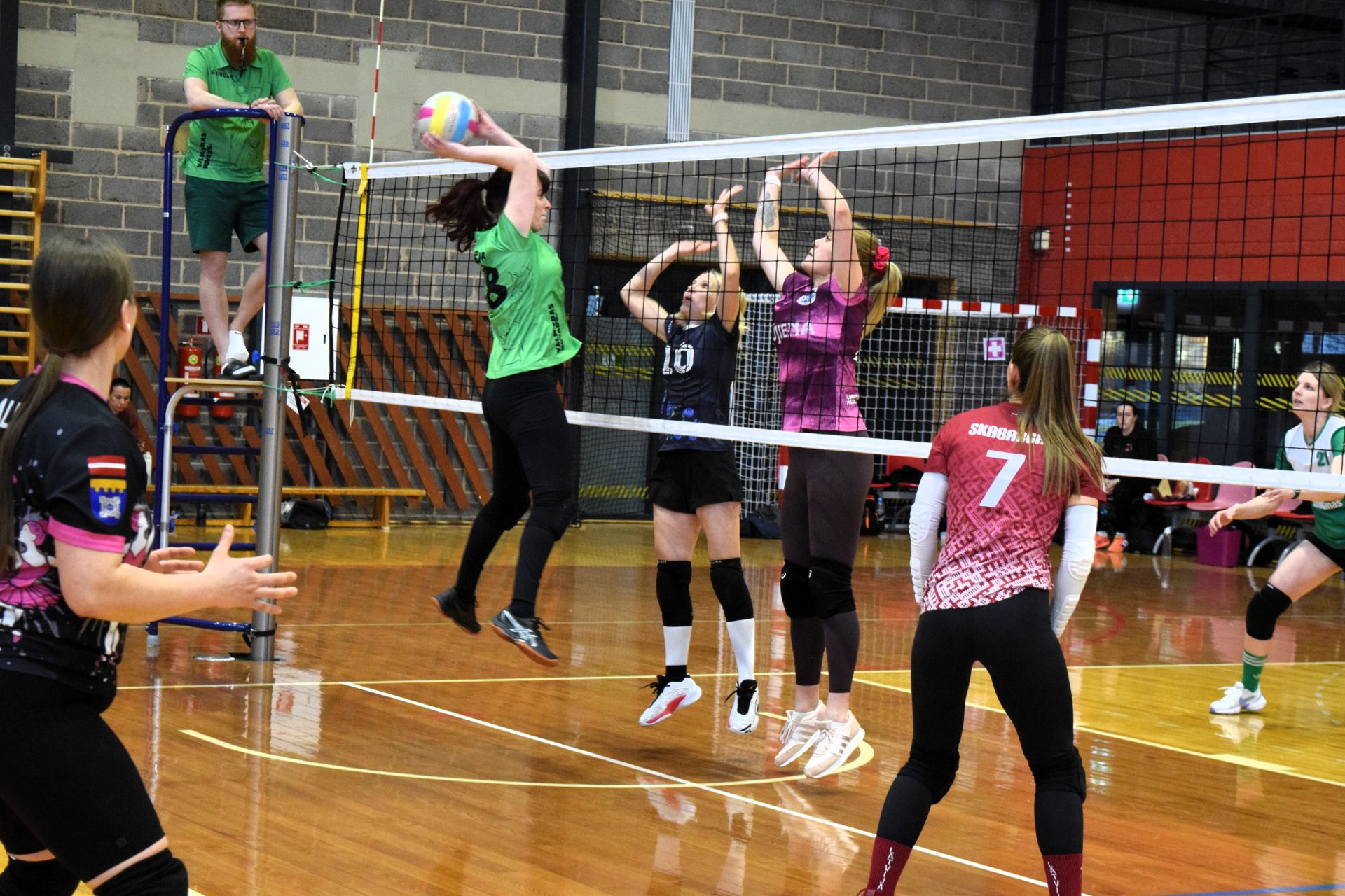 Mirklis no Rūjienā aizvadītā catch'n ball turnīra. 