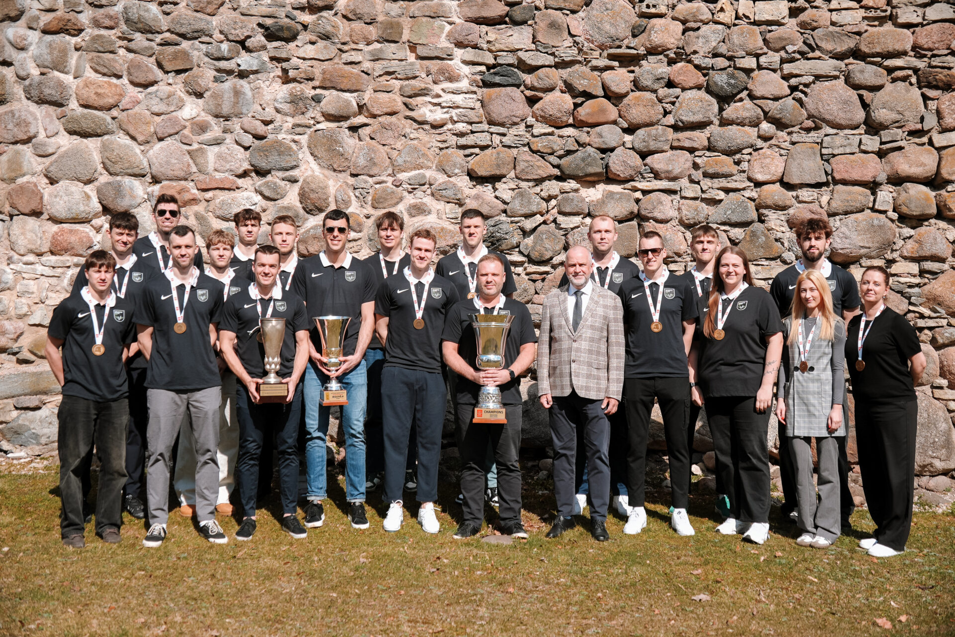 Valmiera Glass/ViA basketbola komandas pieņemšana Valmieras novada pašvaldībā